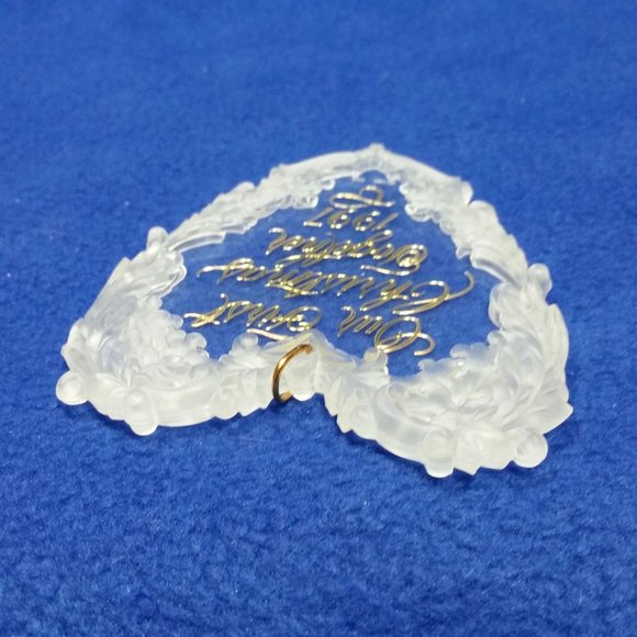 Hallmark Keepsake 1997 Our First Christmas Together Ornament Gold Crown In Box - Picture 4 of 10